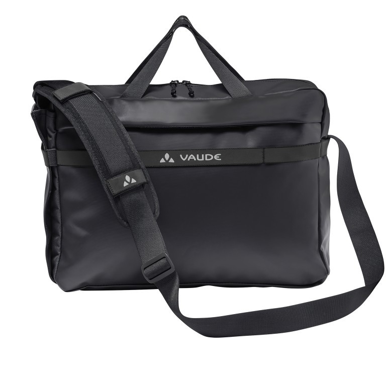 Fahrradtasche Mineo Commuter Briefcase 20 für Gepäckträgerbefestigung Black, Farbe: schwarz, Marke: Vaude, EAN: 4062218380103, Abmessungen in cm: 42x31x11, Bild 1 von 6