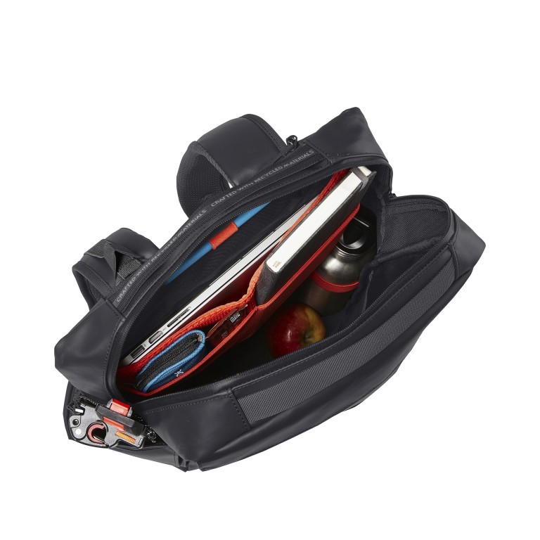 Fahrradtasche / Rucksack Mineo Transformer Backpack 20 mit Laptopfach 15.6 Zoll Black, Farbe: schwarz, Marke: Vaude, EAN: 4062218380028, Abmessungen in cm: 34x48x12, Bild 8 von 10