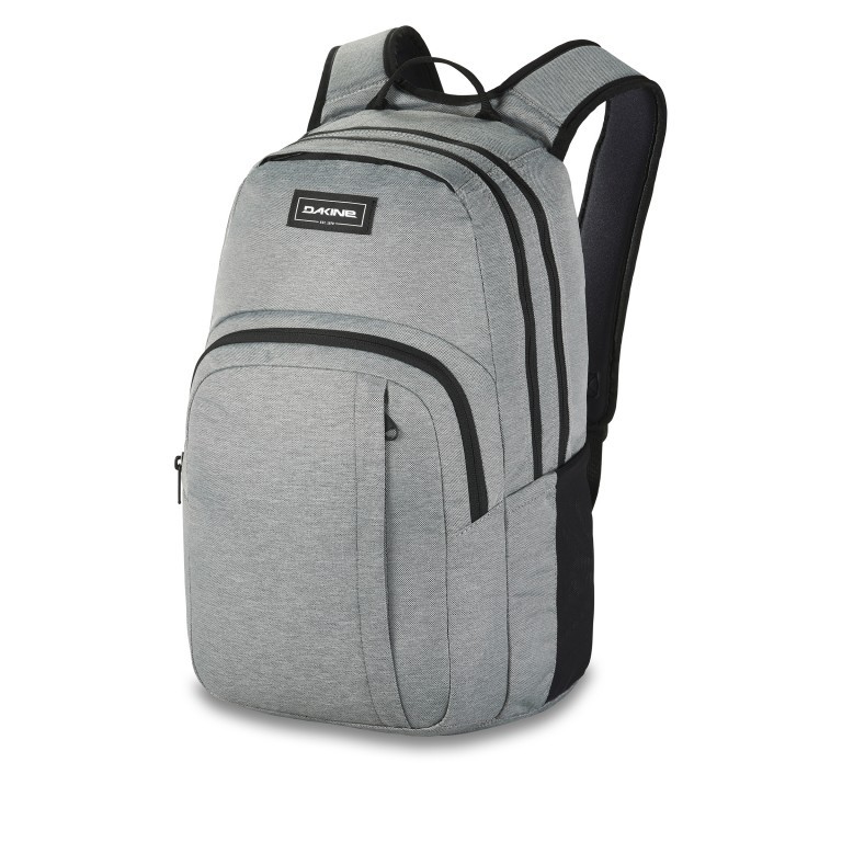 Schulrucksack Campus M Volumen 25 Liter Geyser Grey, Farbe: grau, Marke: Dakine, EAN: 0194626424118, Abmessungen in cm: 30x47x18, Bild 1 von 5