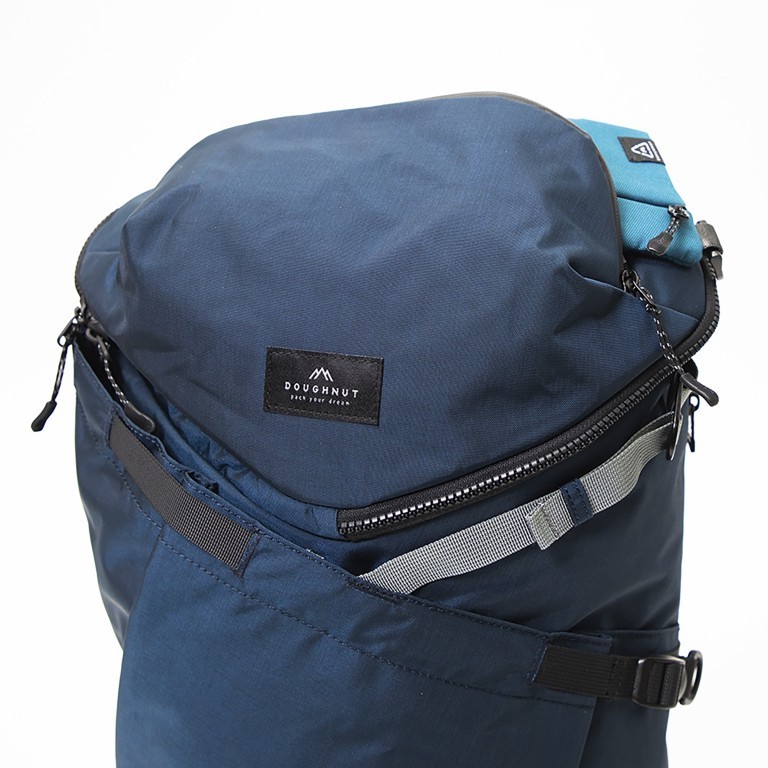 Rucksack Ocean Power Series Dynamic Large mit Laptopfach 15 Zoll Pacific Blue, Farbe: blau/petrol, Marke: Doughnut, EAN: 4895222508603, Abmessungen in cm: 29x50x14, Bild 9 von 13