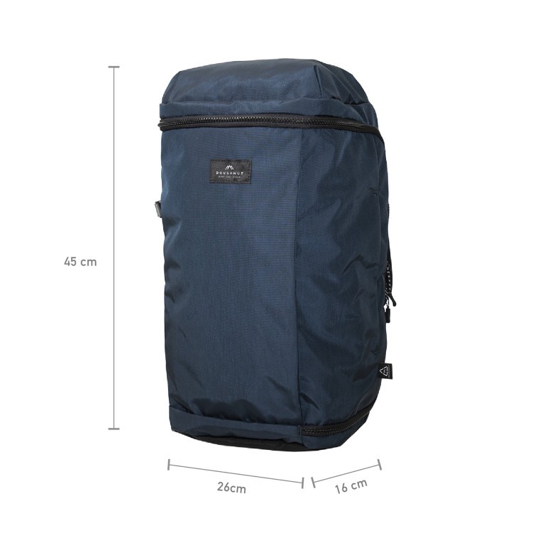 Rucksack Ocean Power Series Sturdy mit Laptopfach 15 Zoll Pacific Blue, Farbe: blau/petrol, Marke: Doughnut, EAN: 4895222508610, Abmessungen in cm: 26x45x16, Bild 9 von 14