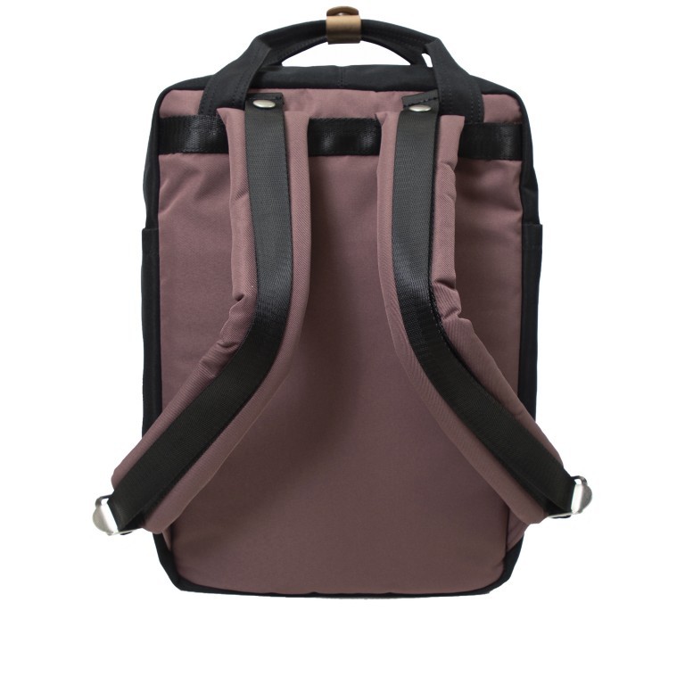Rucksack Reborn Series Macaroon mit Laptopfach 14 Zoll Volumen 16 Liter Plum Denim, Farbe: flieder/lila, Marke: Doughnut, EAN: 4895222508559, Abmessungen in cm: 27x38x13, Bild 3 von 13