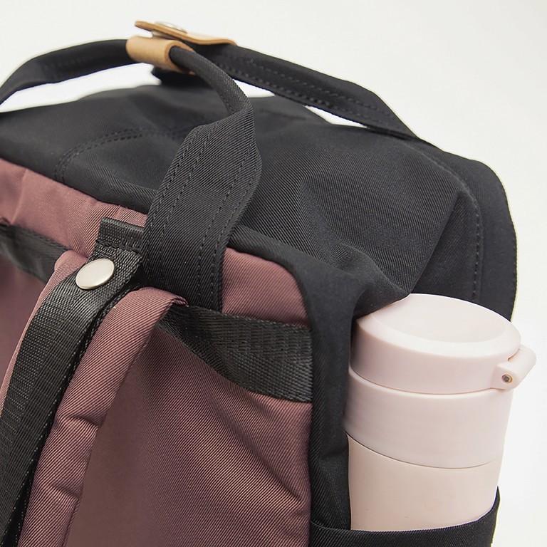 Rucksack Reborn Series Macaroon mit Laptopfach 14 Zoll Volumen 16 Liter Plum Denim, Farbe: flieder/lila, Marke: Doughnut, EAN: 4895222508559, Abmessungen in cm: 27x38x13, Bild 12 von 13