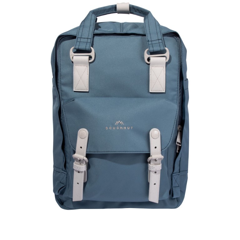 Rucksack Monet Series Macaroon mit Laptopfach 13 Zoll Volumen 16 Liter Dusty Blue, Farbe: blau/petrol, Marke: Doughnut, EAN: 4895222510095, Abmessungen in cm: 28x38x11, Bild 1 von 1