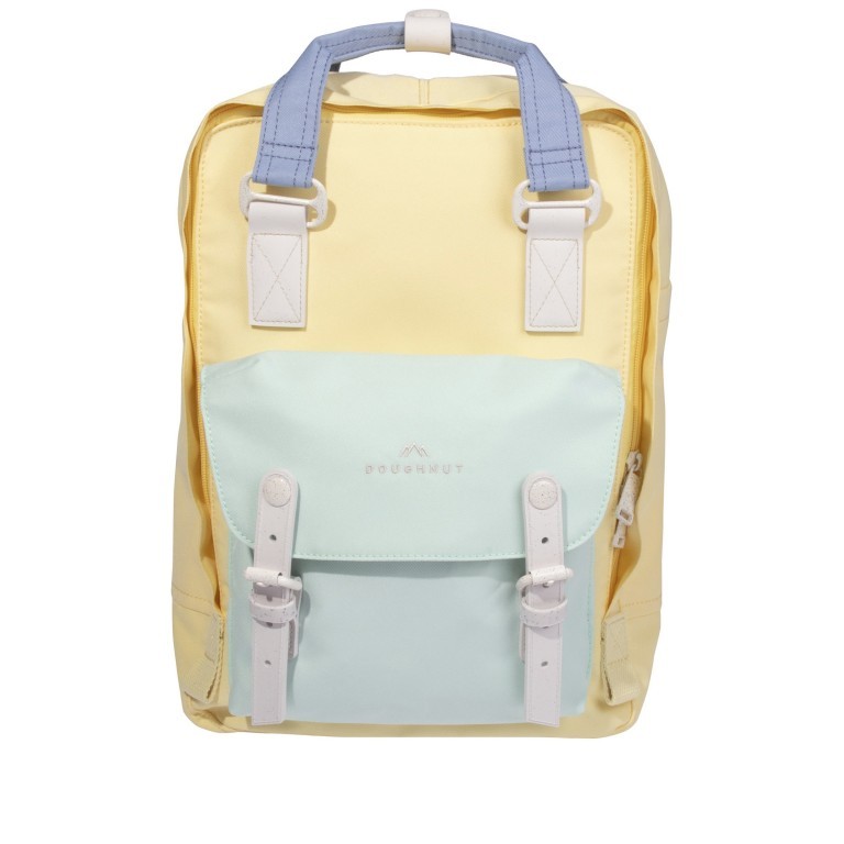 Rucksack Monet Series Macaroon mit Laptopfach 13 Zoll Volumen 16 Liter Buttery-Light Aqua, Farbe: gelb, Marke: Doughnut, EAN: 4895222510118, Abmessungen in cm: 28x38x11, Bild 1 von 9