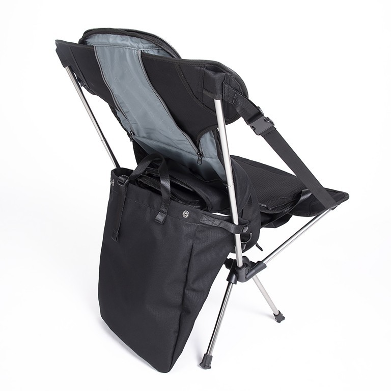 Rucksack Nomad Series Pathfinder mit Campingstuhl Black, Farbe: schwarz, Marke: Doughnut, EAN: 4895222506456, Bild 6 von 17
