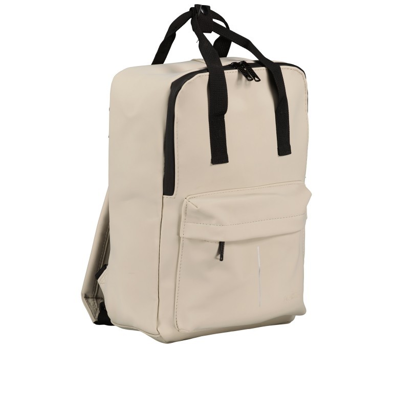 Fahrradtasche Rucksack mit Gepäckträgerbefestigung Beige, Farbe: beige, Marke: Blackbeat, EAN: 4066727000293, Abmessungen in cm: 26x35x10, Bild 2 von 4