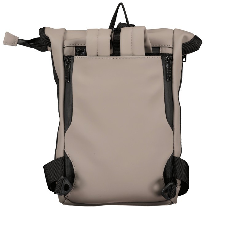 Fahrradtasche / Rucksack für Gepäckträgerbefestigung Taupe, Farbe: taupe/khaki, Marke: Blackbeat, EAN: 4066727000354, Abmessungen in cm: 20x33x10, Bild 11 von 11
