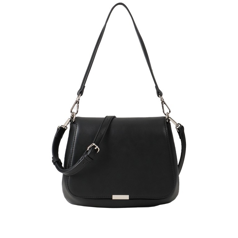 Tasche Bente Saddle Black Silver, Farbe: schwarz, Marke: Seidenfelt, EAN: 4251817617509, Abmessungen in cm: 25x20x5, Bild 1 von 7