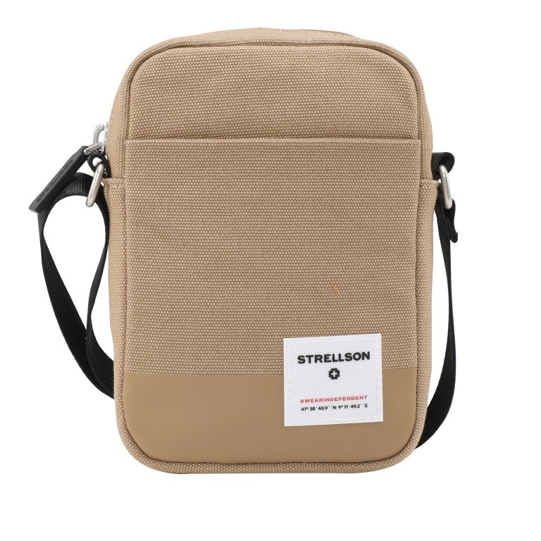 Umhängetasche Tottenham Clint XSVZ Beige, Farbe: beige, Marke: Strellson, EAN: 4048835030126, Abmessungen in cm: 13x19x5, Bild 1 von 7