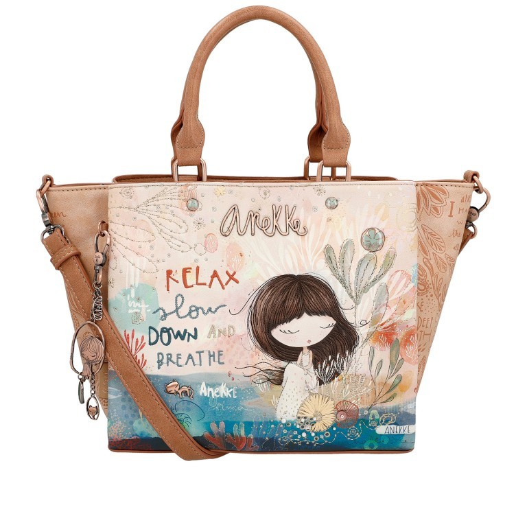 Handtasche Mediterranean Short Handle Bag Beige, Farbe: beige, Marke: Anekke, EAN: 8434172165205, Bild 1 von 10