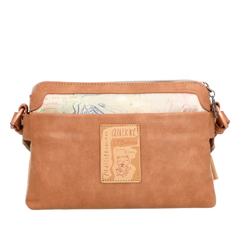 Umhängetasche Mediterranean Crossbody Bag Beige, Farbe: beige, Marke: Anekke, EAN: 8434172166400, Abmessungen in cm: 24x16x8, Bild 2 von 6