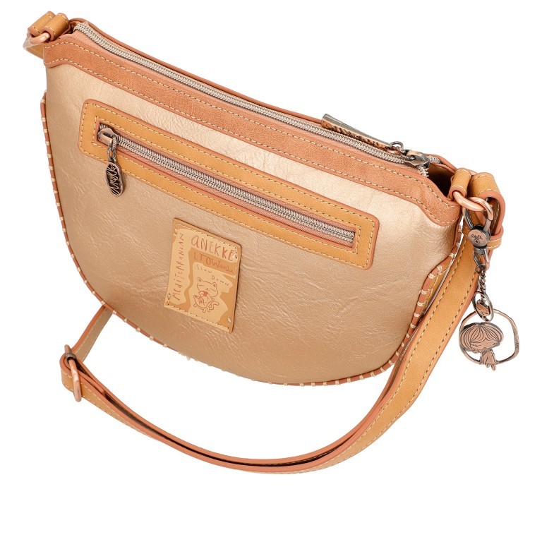 Umhängetasche Mediterranean Crossbody Bag Beige, Farbe: beige, Marke: Anekke, EAN: 8434172166707, Abmessungen in cm: 28x19x7, Bild 5 von 8
