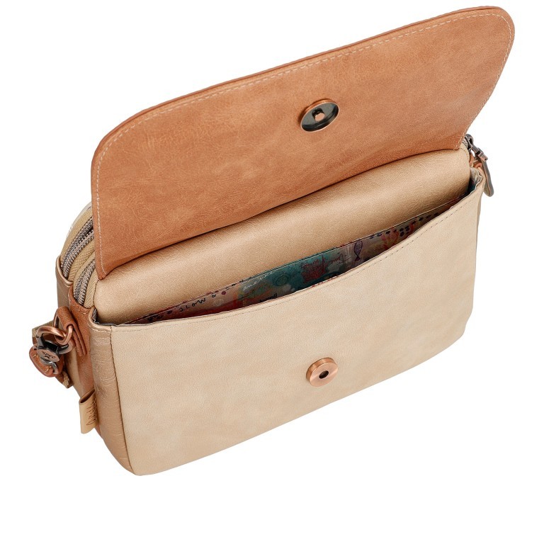 Umhängetasche Mediterranean Crossbody Bag Beige, Farbe: beige, Marke: Anekke, EAN: 8434172167001, Abmessungen in cm: 25x18x7, Bild 7 von 9