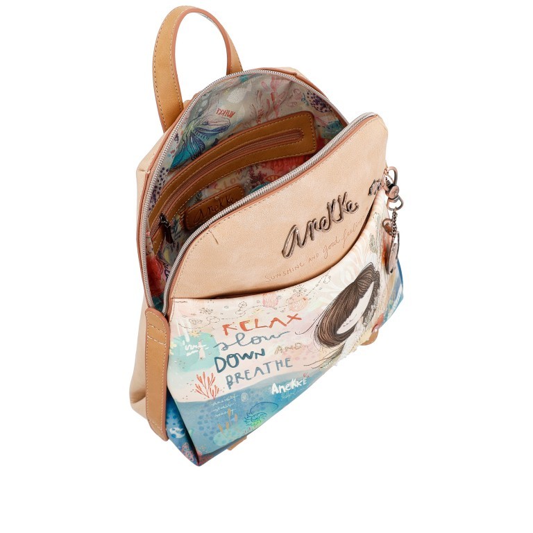 Rucksack Mediterranean Backpack Beige, Farbe: beige, Marke: Anekke, EAN: 8434172167605, Bild 6 von 9