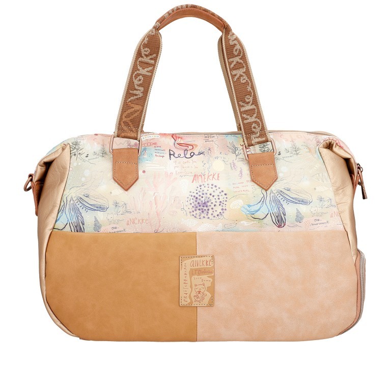 Reisetasche Mediterranean Travel Bag Beige, Farbe: beige, Marke: Anekke, EAN: 8434172168909, Abmessungen in cm: 45x33x22, Bild 4 von 9