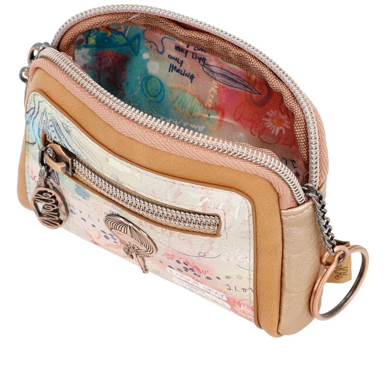 Schlüsseletui Mediterranean Purse Beige, Farbe: beige, Marke: Anekke, EAN: 8434172174603, Abmessungen in cm: 12x9x3, Bild 5 von 8