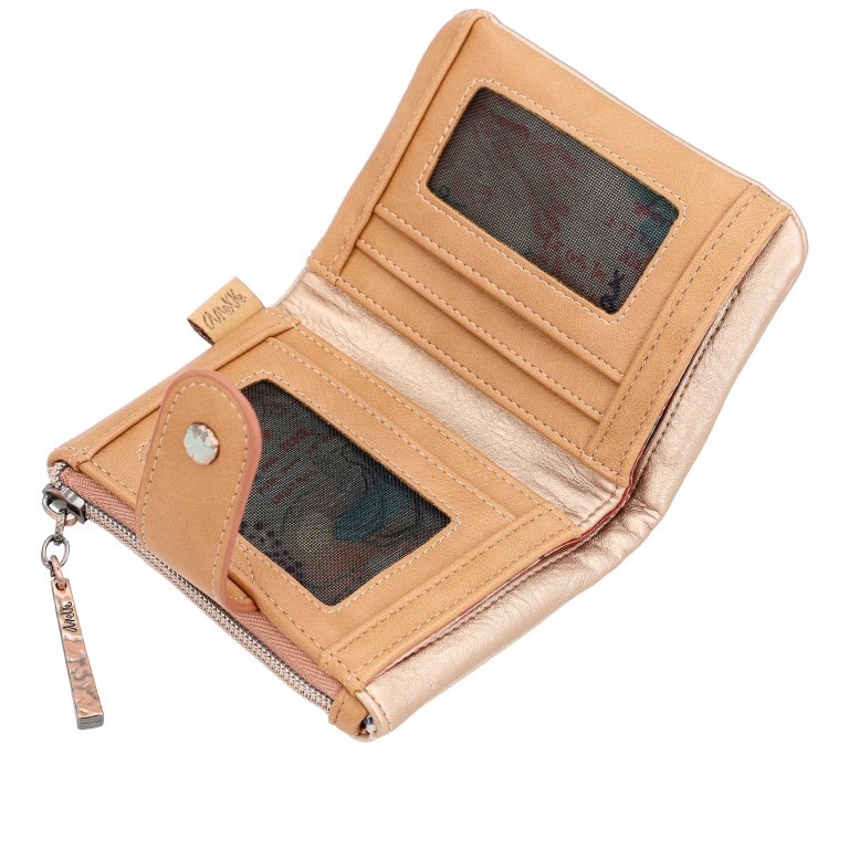 Geldbörse Mediterranean Wallet Beige, Farbe: beige, Marke: Anekke, EAN: 8434172174900, Abmessungen in cm: 12x9x3, Bild 5 von 9