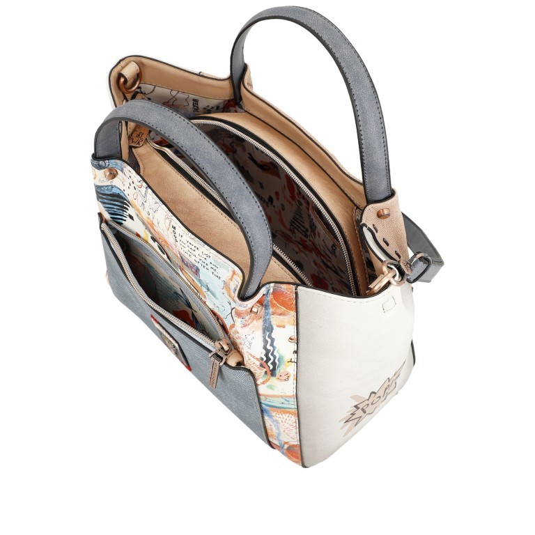 Handtasche Fun & Music Shorthandle Bag Beige, Farbe: beige, Marke: Anekke, EAN: 8434172156401, Bild 7 von 10