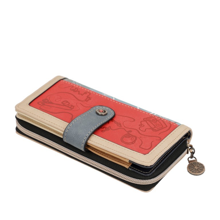 Geldbörse Fun & Music Wallet Hellblau, Farbe: blau/petrol, Marke: Anekke, EAN: 8434172161405, Abmessungen in cm: 18x10x3, Bild 11 von 11
