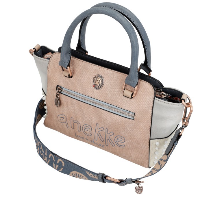 Handtasche Fun & Music Shorthandle Bag Grau, Farbe: grau, Marke: Anekke, EAN: 8434172161603, Bild 5 von 11