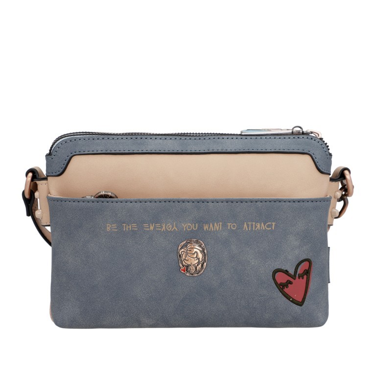Umhängetasche Fun & Music Crossover Bag Beige, Farbe: bunt, Marke: Anekke, EAN: 8434172161900, Abmessungen in cm: 23x16x8, Bild 4 von 8