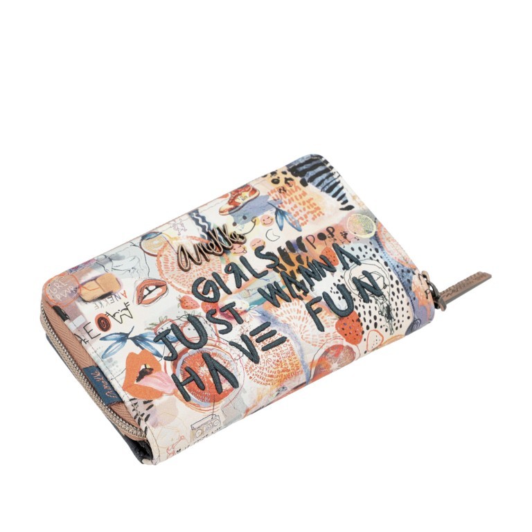 Geldbörse Fun & Music Wallet Beige, Farbe: beige, Marke: Anekke, EAN: 8434172163102, Abmessungen in cm: 15x10x3, Bild 10 von 10