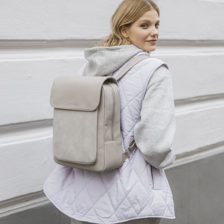 Rucksack Tromso Oyster, Farbe: grau, Marke: Kapten & Son, EAN: 4251145216320, Abmessungen in cm: 29x36x12, Bild 5 von 7