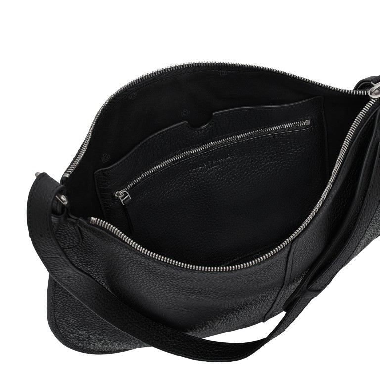 Beuteltasche Heavy Pebble Naomi Hobo M Black, Farbe: schwarz, Marke: Liebeskind Berlin, EAN: 4064657011624, Abmessungen in cm: 43x34x0.5, Bild 4 von 5