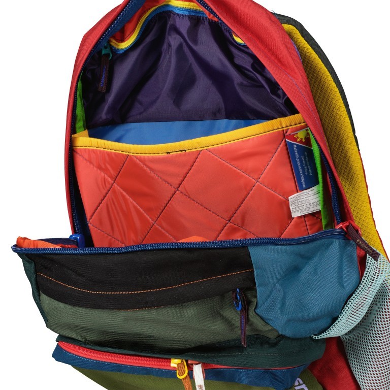 Rucksack Del Dia Cusco mit Laptopfach 15 Zoll Volumen 26 Liter Unikat, Farbe: bunt, Marke: Cotopaxi, EAN: 0840125603348, Abmessungen in cm: 29x50x22, Bild 10 von 11