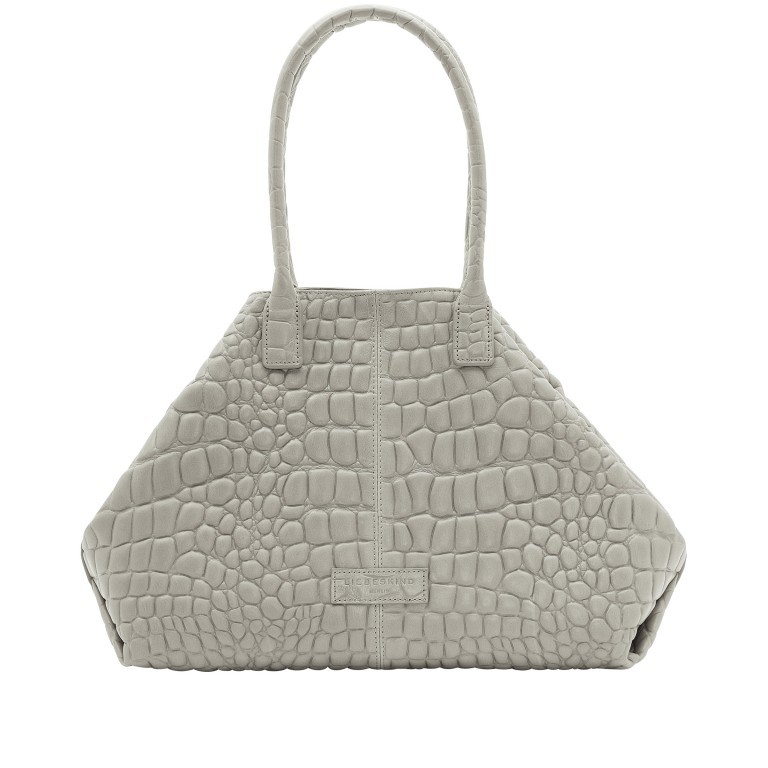 Shopper Waxy Kroko Chelsea Titan, Farbe: grau, Marke: Liebeskind Berlin, EAN: 4064657015684, Abmessungen in cm: 36x29x15, Bild 1 von 7