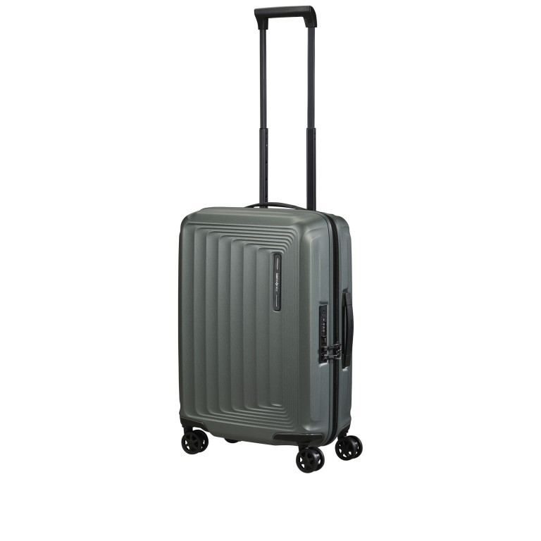 Koffer Nuon Spinner 55 erweiterbar Matt Sage Khaki, Farbe: blau/petrol, Marke: Samsonite, EAN: 5400520163455, Abmessungen in cm: 40x55x20, Bild 7 von 21