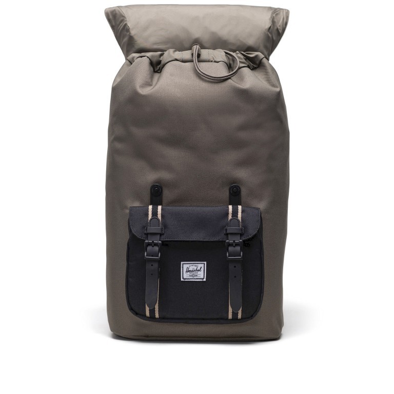Rucksack Little America Volumen 23 Liter Bungee Cord-Black, Farbe: braun, Marke: Herschel, EAN: 0828432545070, Abmessungen in cm: 28.56x49.9x17.78, Bild 5 von 5