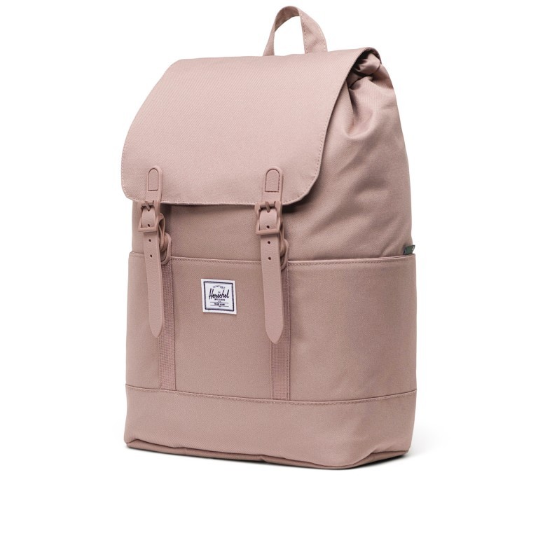 Rucksack Retreat Small Eco Rubber Straps Volumen 14.5 Liter Ash Rose, Farbe: rosa/pink, Marke: Herschel, EAN: 0828432551293, Abmessungen in cm: 27.9x41.9x14, Bild 2 von 6