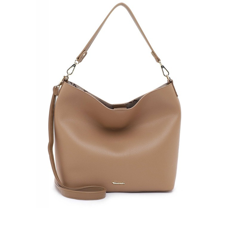 Beuteltasche Jana mit herausnehmbarem Reißverschlussetui Camel, Farbe: cognac, Marke: Tamaris, EAN: 4063512068452, Abmessungen in cm: 28.5x29x11.5, Bild 1 von 5