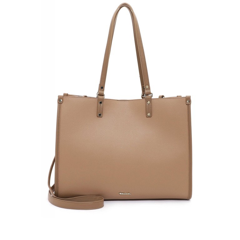 Shopper Jana mit herausnehmbarem Reißverschlussetui Camel, Farbe: cognac, Marke: Tamaris, EAN: 4063512068513, Abmessungen in cm: 37.5x28.5x16, Bild 1 von 5