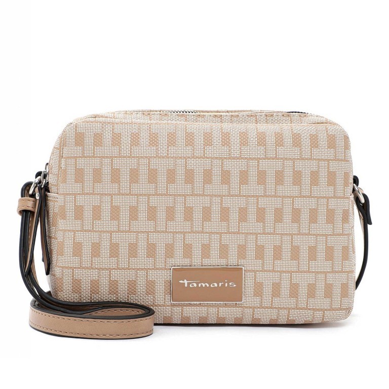 Umhängetasche Jody Sand, Farbe: beige, Marke: Tamaris, EAN: 4063512072688, Abmessungen in cm: 22x16x9, Bild 1 von 5