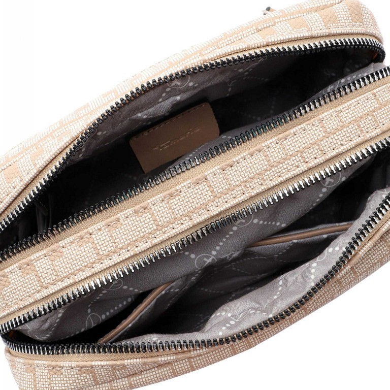 Umhängetasche Jody Sand, Farbe: beige, Marke: Tamaris, EAN: 4063512072688, Abmessungen in cm: 22x16x9, Bild 4 von 5