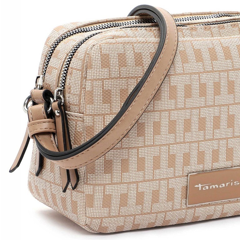 Umhängetasche Jody Sand, Farbe: beige, Marke: Tamaris, EAN: 4063512072688, Abmessungen in cm: 22x16x9, Bild 5 von 5