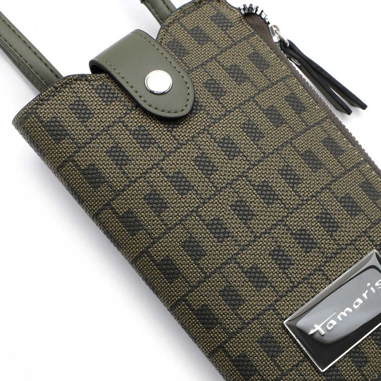 Handy- / Umhängetasche Jody Fango, Farbe: grün/oliv, Marke: Tamaris, EAN: 4063512066007, Abmessungen in cm: 12.5x19x2, Bild 5 von 5