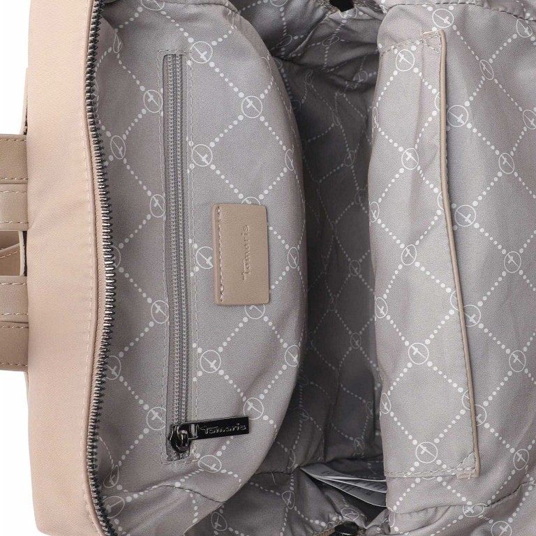 Rucksack Jule Taupe, Farbe: taupe/khaki, Marke: Tamaris, EAN: 4063512061415, Abmessungen in cm: 29x33x12, Bild 4 von 5