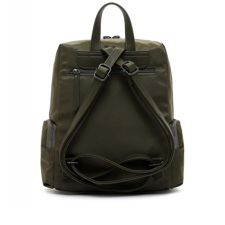 Rucksack Jule Olive, Farbe: grün/oliv, Marke: Tamaris, EAN: 4063512061439, Abmessungen in cm: 29x33x12, Bild 3 von 5