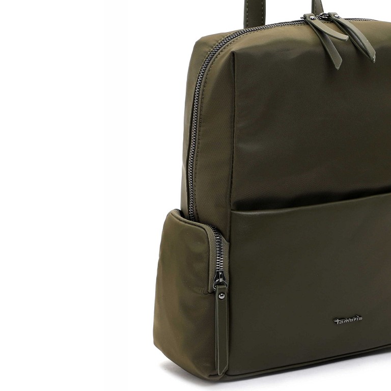 Rucksack Jule Olive, Farbe: grün/oliv, Marke: Tamaris, EAN: 4063512061439, Abmessungen in cm: 29x33x12, Bild 5 von 5