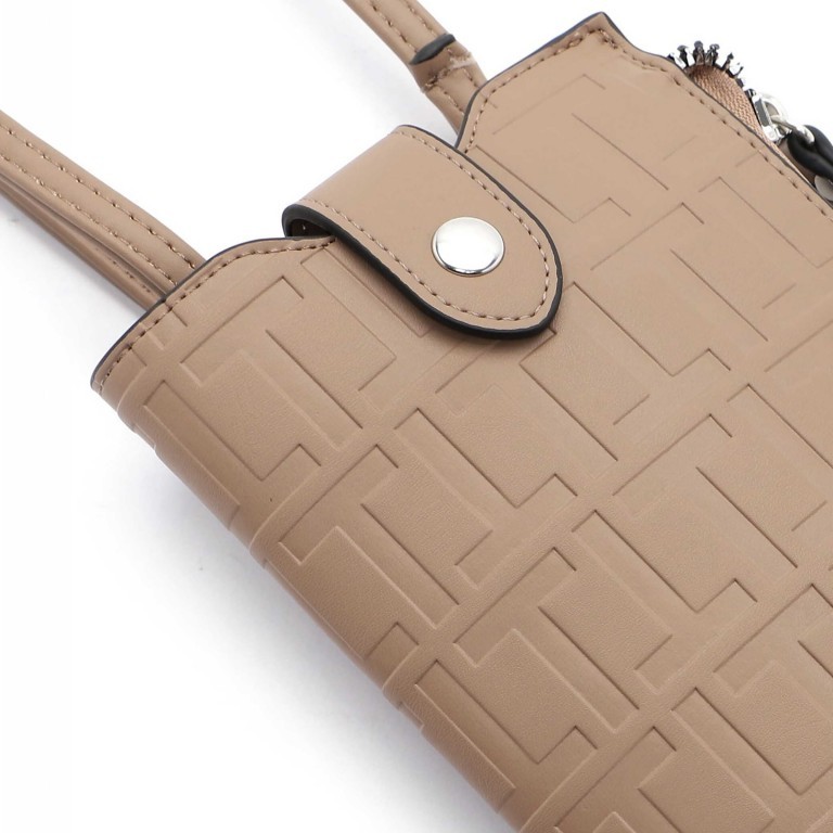 Handy- / Umhängetasche Juliane Taupe, Farbe: taupe/khaki, Marke: Tamaris, EAN: 4063512065758, Abmessungen in cm: 12.5x19x2, Bild 5 von 5