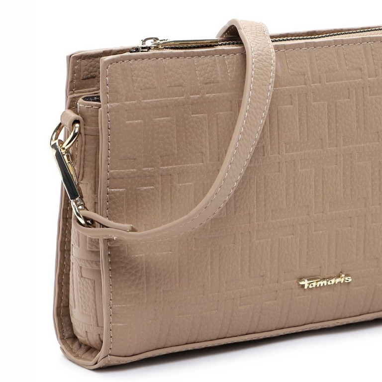Umhängetasche Julia Taupe, Farbe: taupe/khaki, Marke: Tamaris, EAN: 4063512072114, Abmessungen in cm: 26x15x6, Bild 5 von 5
