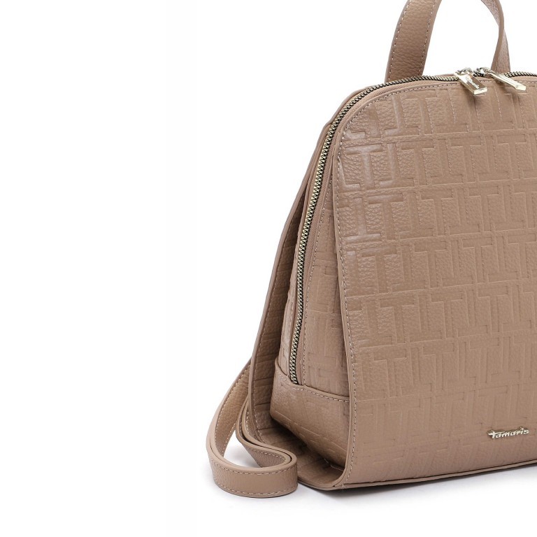 Rucksack Julia Taupe, Farbe: taupe/khaki, Marke: Tamaris, EAN: 4063512072411, Abmessungen in cm: 25x28x13, Bild 5 von 5