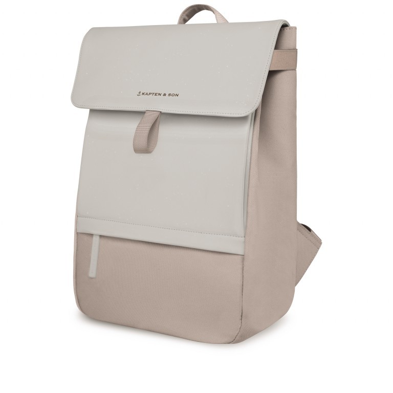 Rucksack Fyn Small mit Laptopfach 13 Zoll Muted Clay Sprinkled, Farbe: taupe/khaki, Marke: Kapten & Son, EAN: 4251145216252, Abmessungen in cm: 21x38x11, Bild 2 von 7