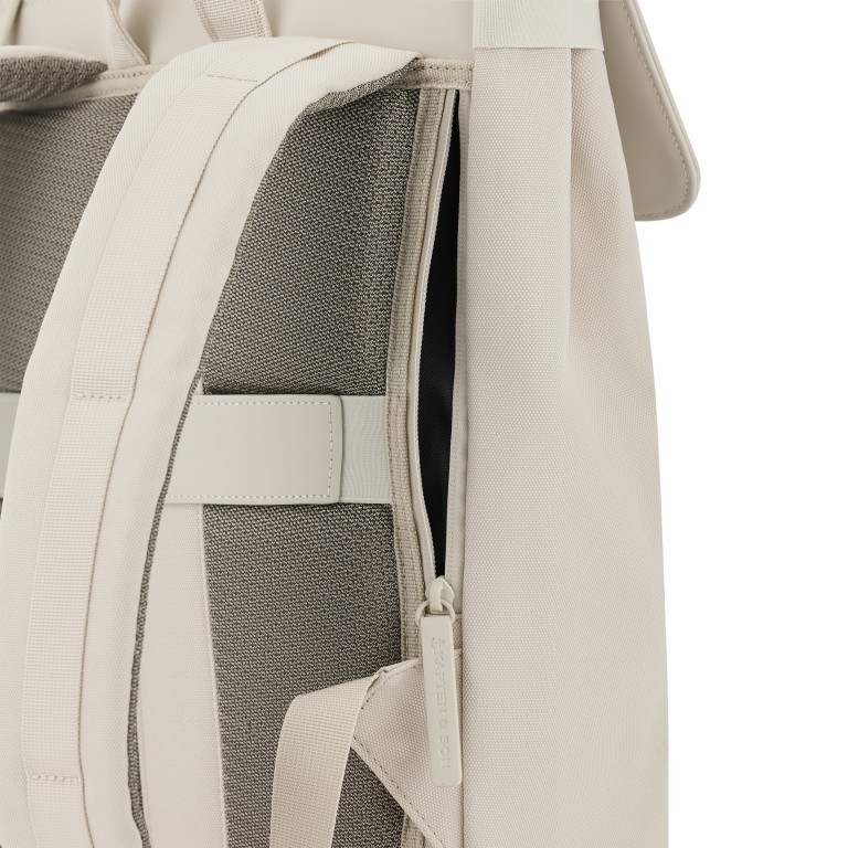 Rucksack Fyn Sandstone, Farbe: beige, Marke: Kapten & Son, EAN: 4251145254278, Abmessungen in cm: 28.5x39.5x12.5, Bild 9 von 10