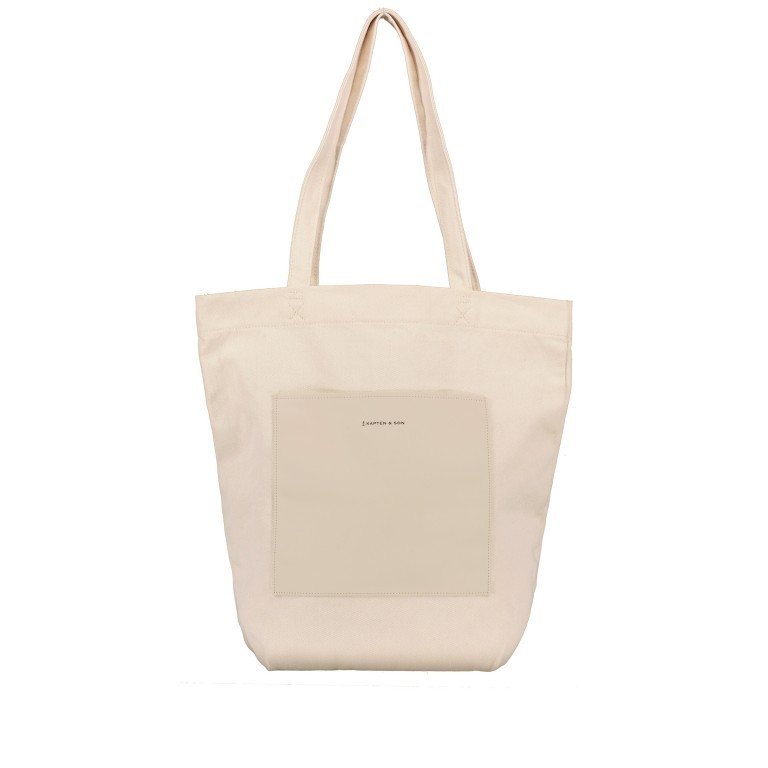 Einkaufstasche Shopper Bag Sandstone, Farbe: beige, Marke: Kapten & Son, EAN: 4251145210397, Abmessungen in cm: 27x44x17, Bild 1 von 5
