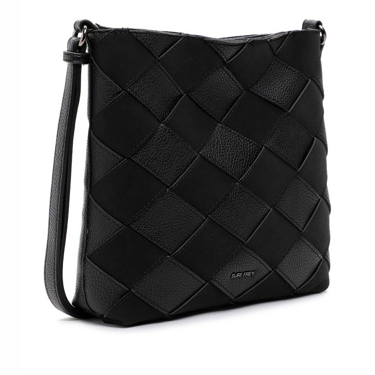 Umhängetasche Nandy 13481 Black, Farbe: schwarz, Marke: Suri Frey, EAN: 4056185167706, Abmessungen in cm: 29x28x6, Bild 2 von 5